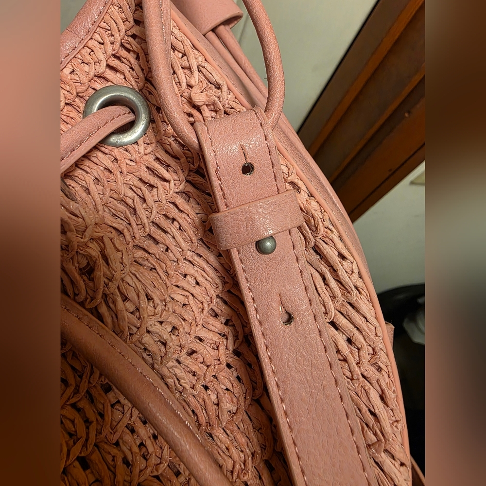 Free People Cabana Crossbody Bag In Vintage Pink New Without Tags - Picture 11 of 11